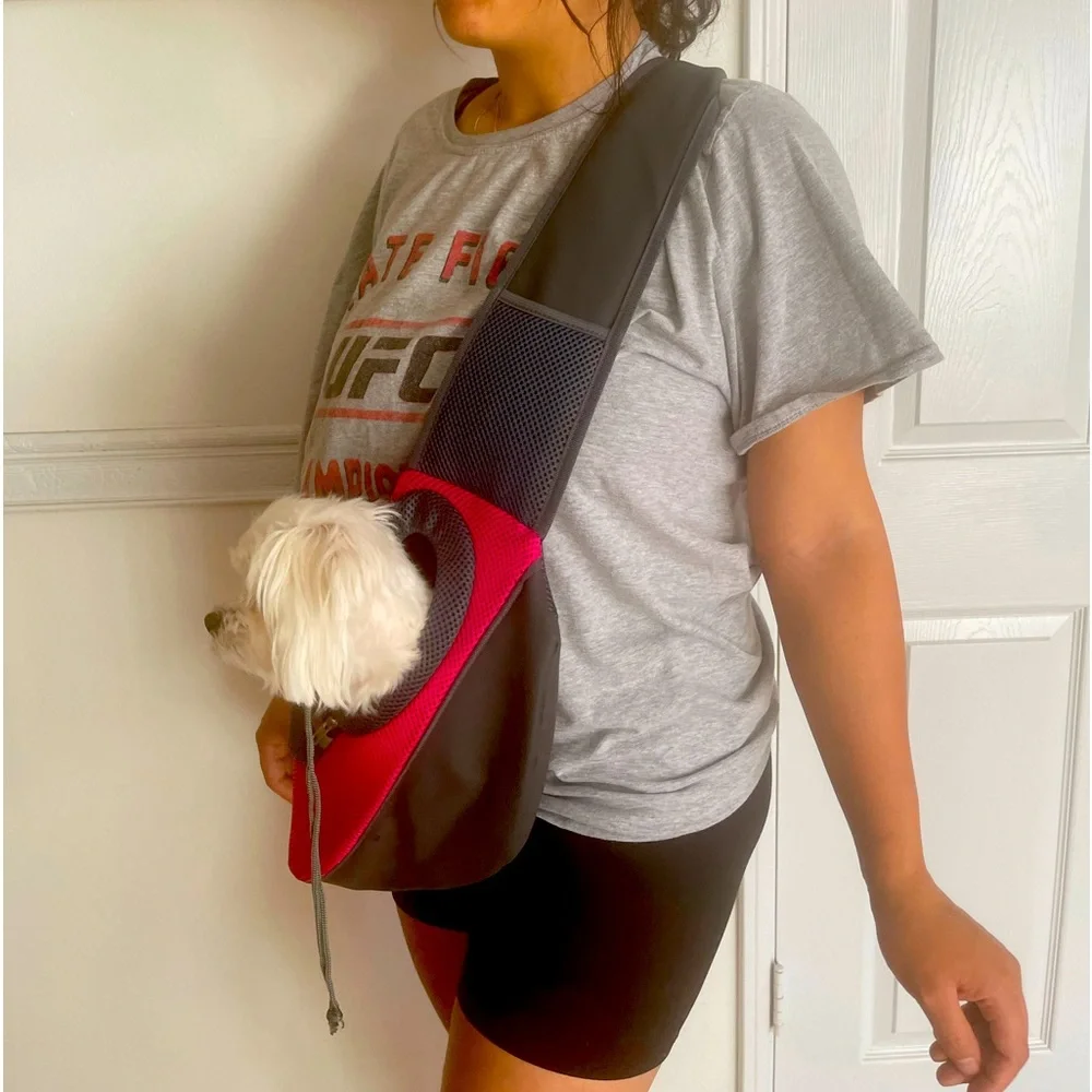 COPY - Reflective Pet Sling Carrier comes in 3 sizes S, M & L as well as 3 col…